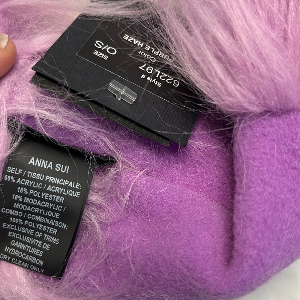 Anna Sui X Free People Fab Faux Fur Scarf NWT - Picture 8 of 15